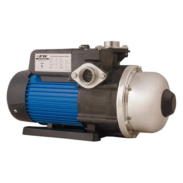 FLINT & WALLING VP10 Booster Pump,1HP,1 Phase, 115V AC
