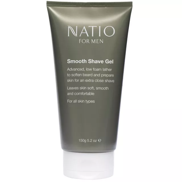 Natio For Men Smooth Shaving Gel 150g