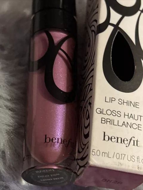 Benefit Ultra Shines Wild Child Pink Purple Lip Gloss BNIB