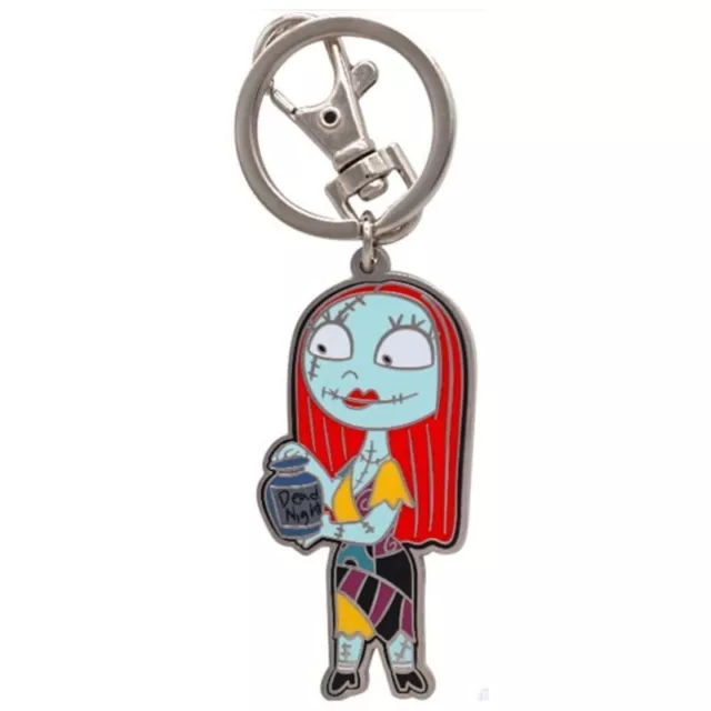 Monogram Nightmare Before Christmas Sally Color Pewter Keychain - Brand New