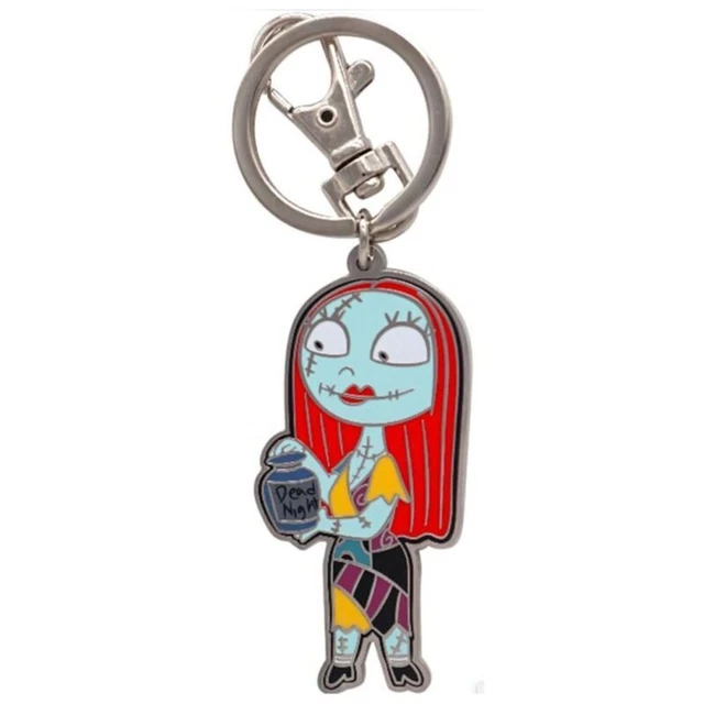 Monogram Nightmare Before Christmas Sally Color Pewter Keychain - Brand New