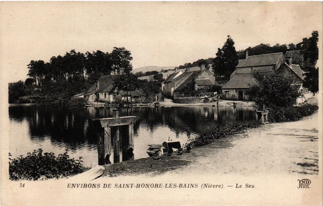 CPA Env. de St-HONORÉ-les-BAINS - Le Seu (293026)