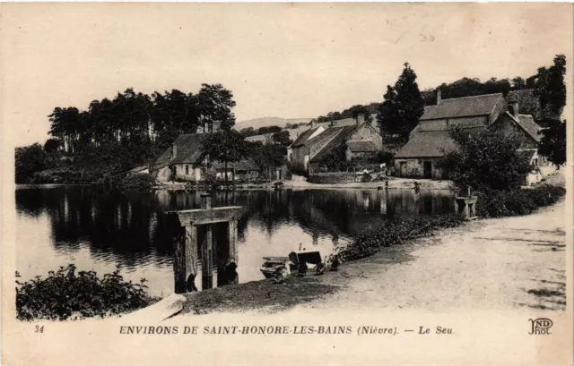 CPA Env. de St-HONORÉ-les-BAINS - Le Seu (293026)