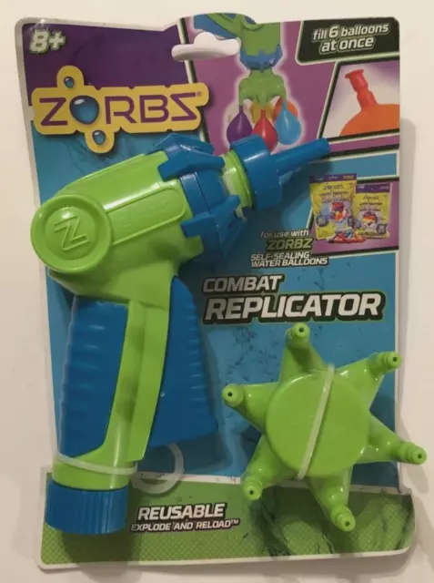 Zorbs Combat Replicator Green Blue Balloons Reusable Summer Water Plastic