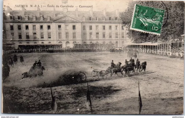 49 SAUMUR - ecole de cavalerie - carrousel PAST/3363