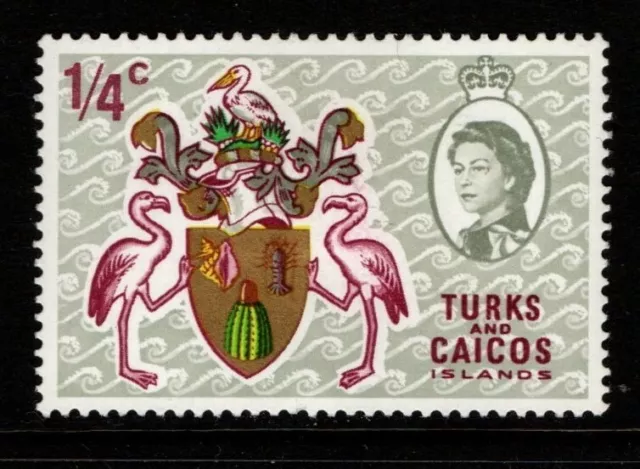 Turks and Caicos Islands 1969 ½c Coat of Arms SG297 Mint