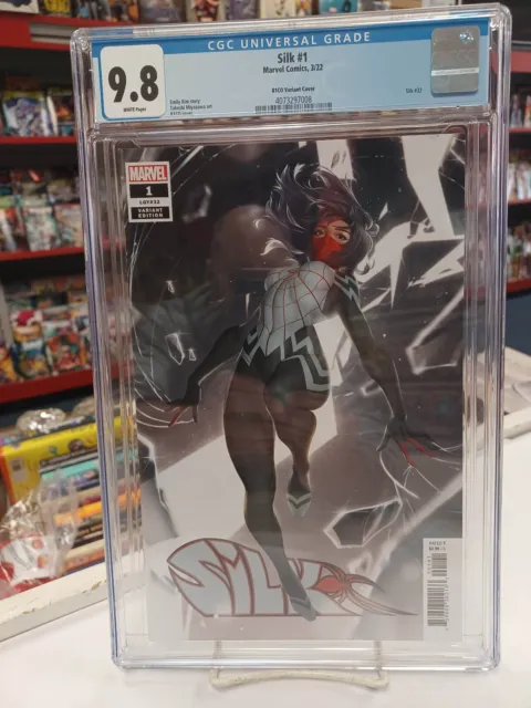 SILK #1 R1CO Variant (Marvel Comics, 2022) CGC Graded 9.8 ~ White Pages