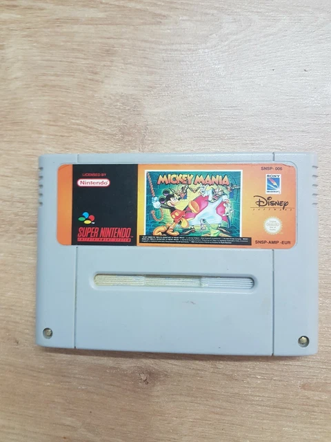 Mickey Mania Super Nintendo Cartouche Seule