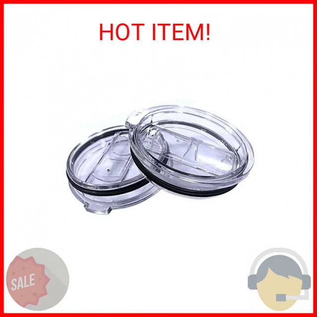 2 Replacement Lids for Stainless Steel Tumbler Travel Cup - Fits OF Inner diamet
