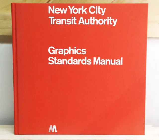 Nyc Transit Authority Graphics Standards Manual 14X14 Inch 2014 Reprint Of 1970