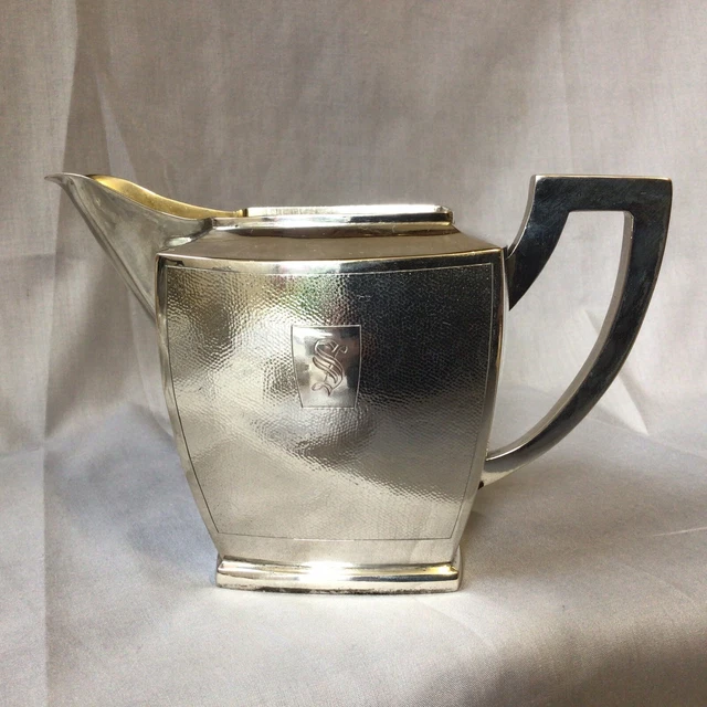 Antique Chinese Export Silver Cream Jug By Sheng Min Of Sing Kwong, Hong Kong