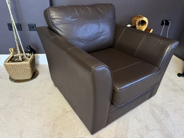 Marks and 2025 spencer leather armchair