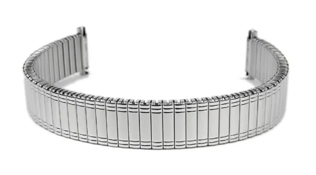 Eulit Bracelet Élastique Bracelet de Rechange Inox Bande 12mm - 16mm 76-420003