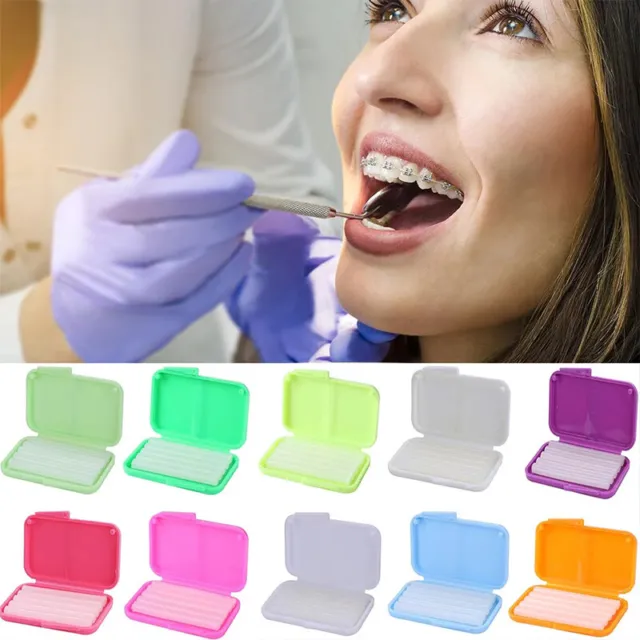 Orthodontic Wax x 1/3/5 Boxes ~ Random Scented Cases Dental for Braces Relief AU