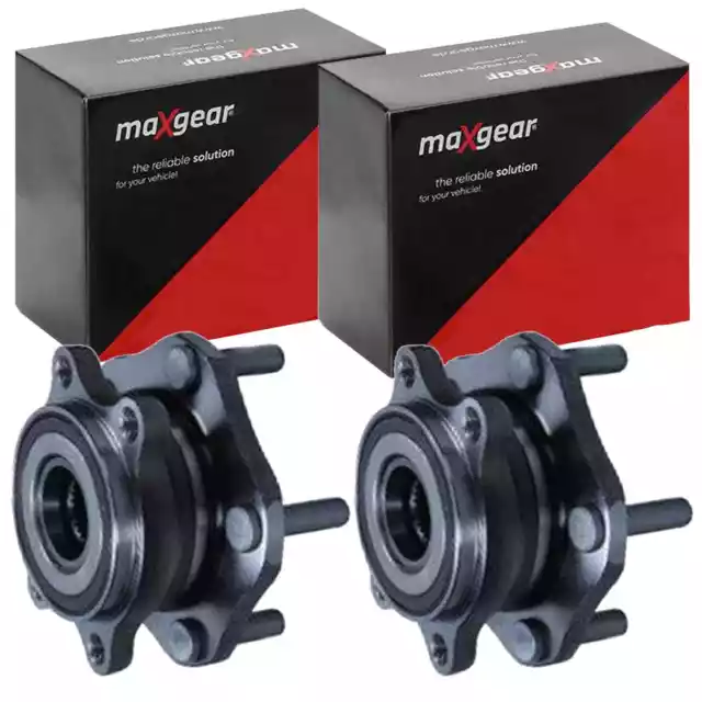 2X Maxgear Radnabe Vorne Beidseitig Passend Für Nissan Qashqai X-Trail