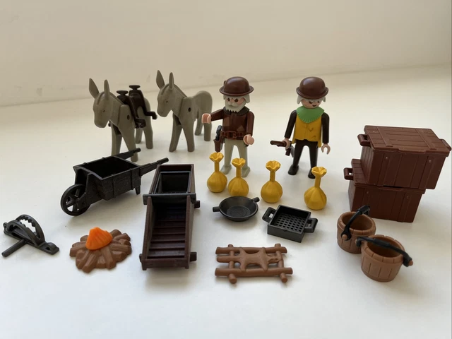 Playmobil Goldgräber Goldwächer Konvolut Set