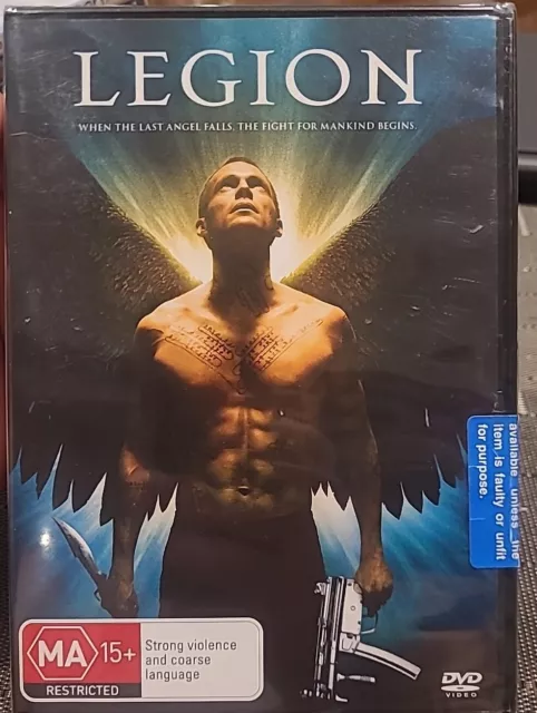 Legion DVD : Paul Bettany / Dennis Quaid  Brand New Sealed Region 4 N1.1