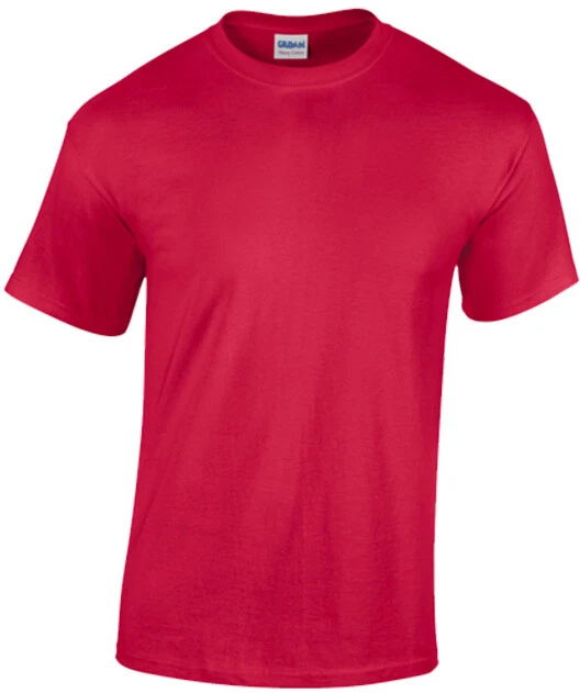 Dollar Days 759144 T-Shirt Style 5000, Red - 2XL, Case of 12