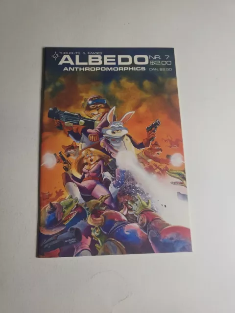 Albedo Anthropomorphics #7 Thoughts & Images 1986 Critters Usagi Yojimbo NM