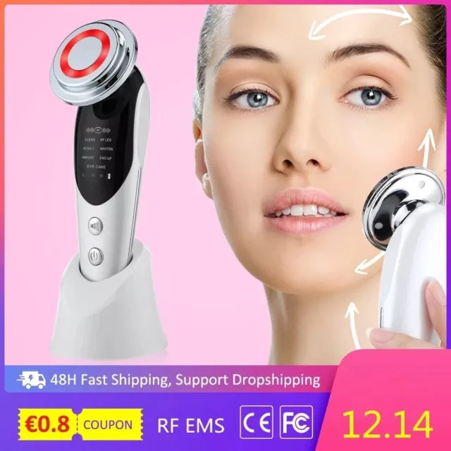 7 in 1 Face Lift Devices RF Microcurrent Skin Rejuvenation Facial Anti Wrinkle M