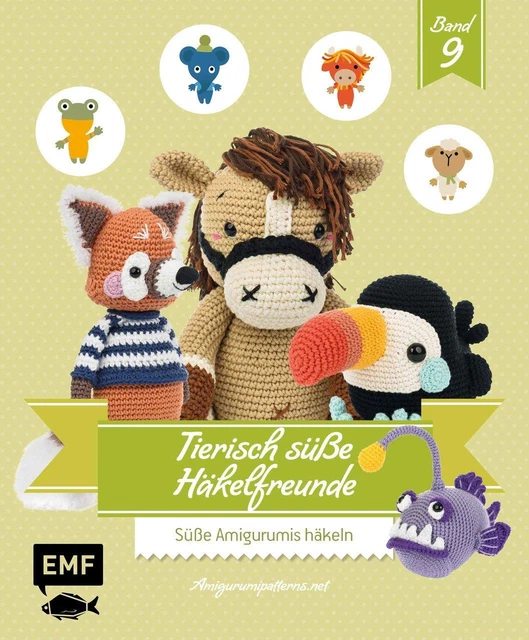 Tierisch süße Häkelfreunde 9 Amigurumipatterns. Net