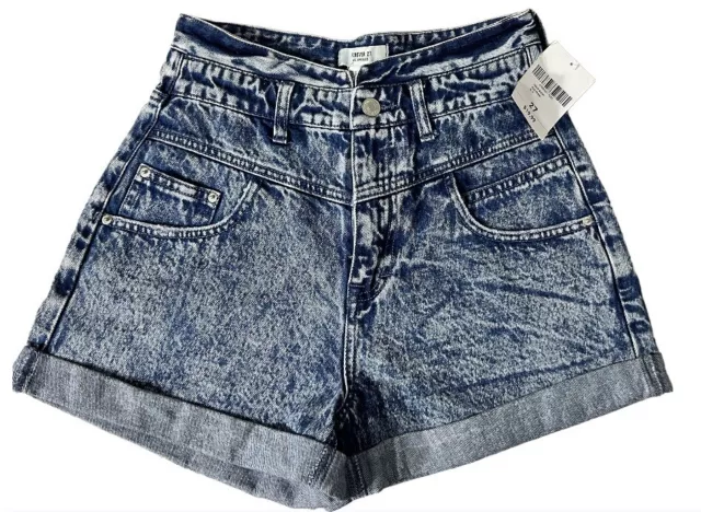 Acid Washed Shorts 80's Forever 21 Junior's Size 4 / 27 Brand New W/ Tags