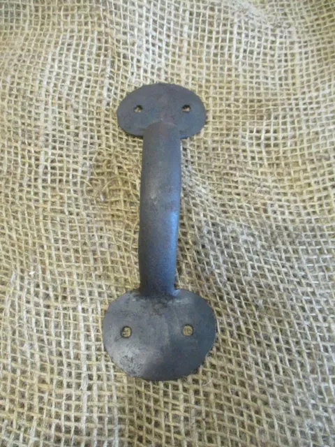 4 Iron Hand Forged Handle Pulls Gate Door Barn Cabinet Drawer Grasp Handles 3