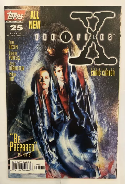 Topps The X-Files Comic Vol. 1 #25 “Be Prepared Part 1 Of 2” (1997) VF