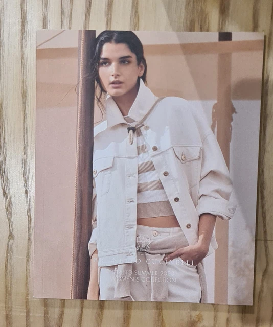 BRUNELLO CUCINELLI S/S 2023 WOMEN LOOKBOOK CATALOGUE Catalog EUR 1,16