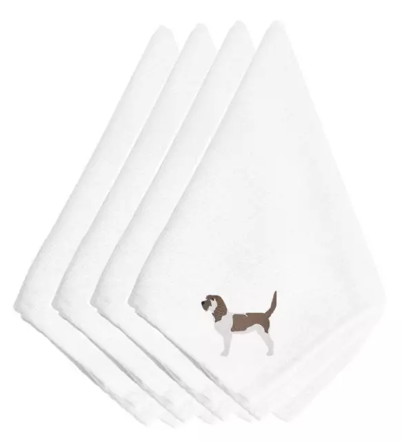 Grand Basset Griffon Vendeen Embroidered Napkins Set of 4 BB3390NPKE