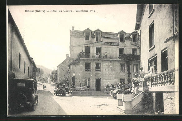 CPA Moux, Hotel du Centre