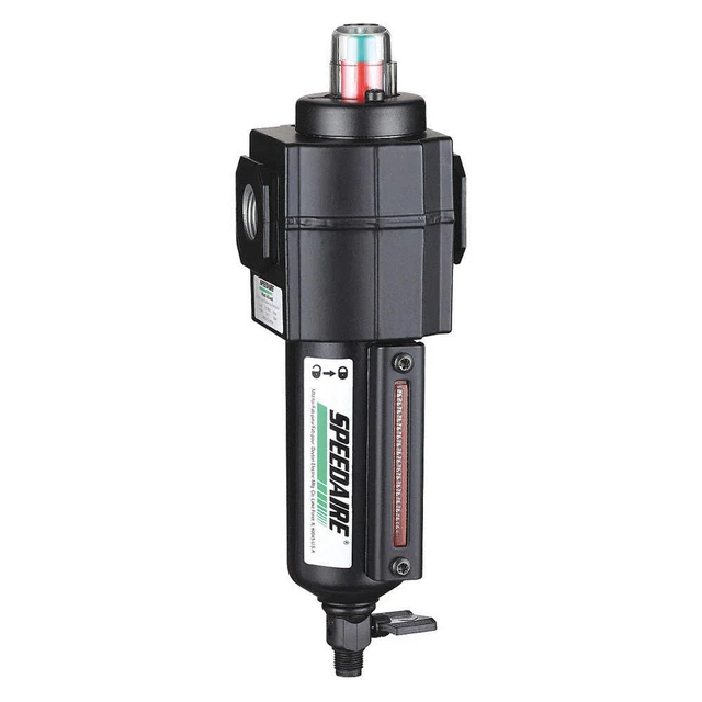 SPEEDAIRE 4ZL31 Filter,1/4" NPT,20 cfm,0.01 micron