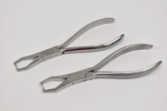 Orthodontic Bracket Removing Pliers Ortho Dental Instruments Set of 2