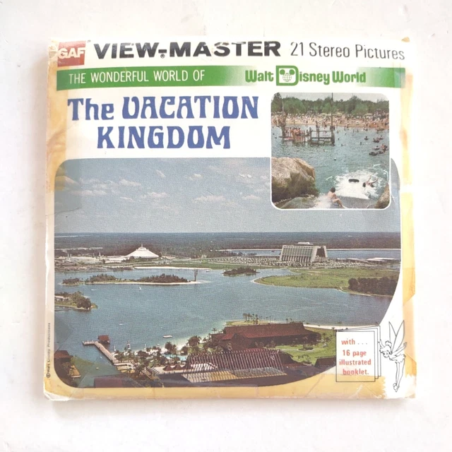 View Master Vintage The Wonderful World of Disney The Vacation Kingdom