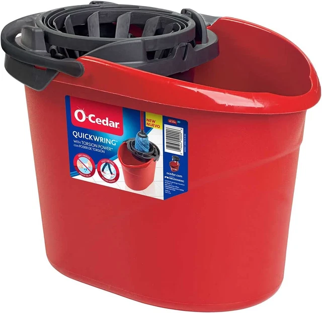 Quick Wring Bucket 2.5 Gallon Bucket with Wringer, 1 CT