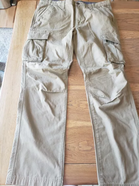 Croft & Barrow Cargo Pants 34x32 Utility Workwear Straight Pants mens 6 Pockets