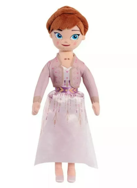 Disney Frozen 2 Princess Anna 10" Inch Soft Plush Toy Stuffed Doll Kids  NEW