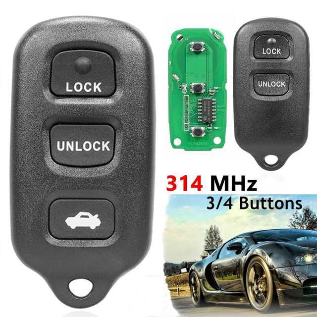 Car Key 3 Buttons Keyless Remote Key fobFor Toyota 4Runner|For Toyota Sequoia