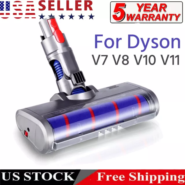 Floor Brush Head Tool For Dyson V7 V8 SV10 SV11 Vacuum Motorhead Animal Absolute