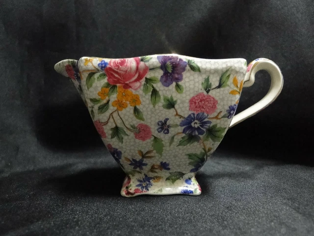 Royal Winton Old Cottage Chintz: Ascot Creamer / Cream Pitcher, 2 3/8"