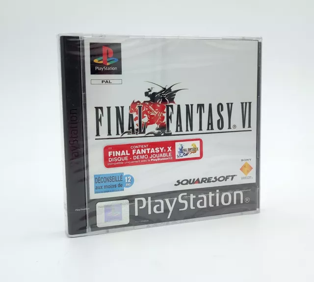 Final Fantasy 6 Ps1 Neuf Sous Blister New Sealed Psx Playstation 1 Wata  Ready