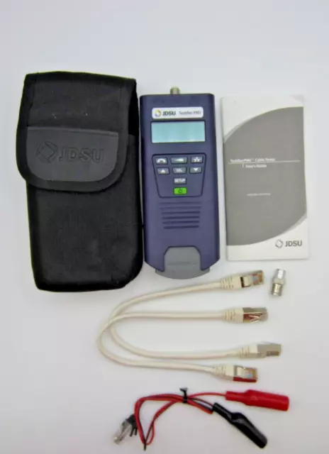 JDSU TP650 Testifier PRO Cable Tester for 6 or 8 wire pair & coax (4 In-Stock)
