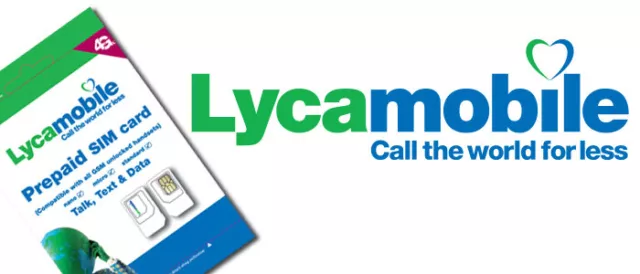 Lyca Mobile Sim card Trio PAYG