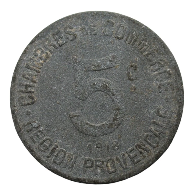 France 1918 Chambres De Commerce 5 Centimes
