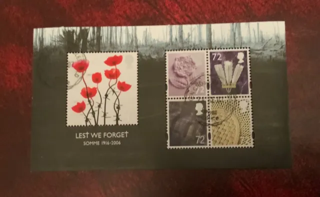 2006 GB francobolli foglio miniatura MS2685