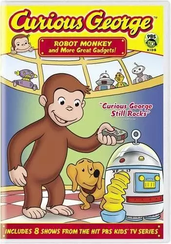 Curious George: Robot Monkey and More Great Gadgets! - DVD - VERY GOOD