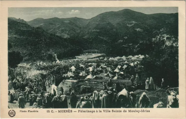 CPA AK MAROC MEKNES Pilgrimage to the Holy City (10754)