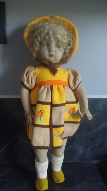 ANCIENNE POUPÉE type Raynal Lenci, doll A IDENTIFIÉ collection jouets