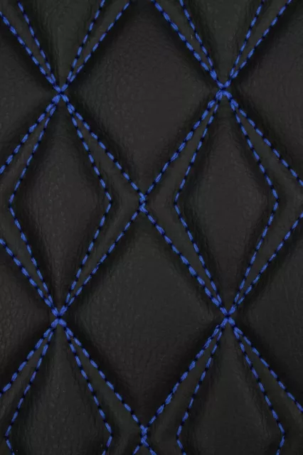 Vinyl Grain Quilted Faux Leather Upholstery Fabric | Butterfly 55" 4mm Foam