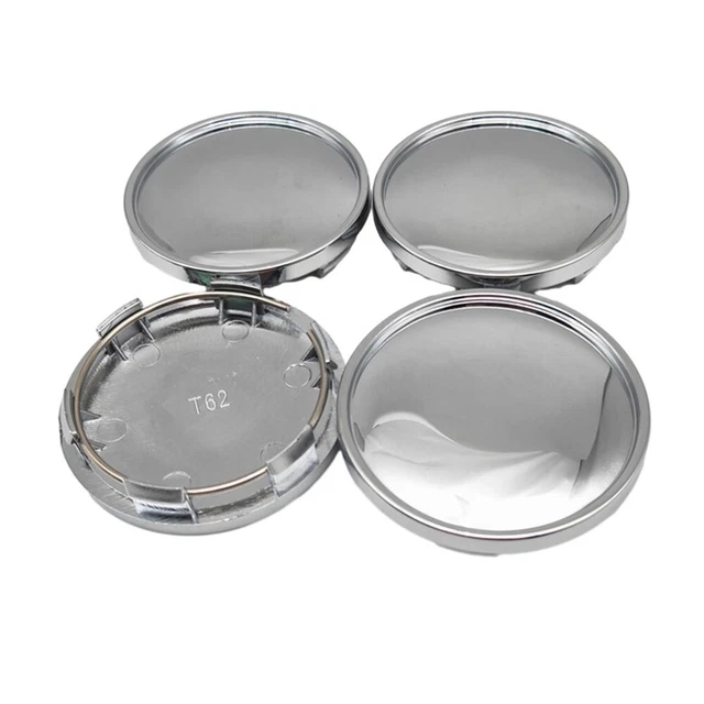 Car Wheel Center Cap 4 PCS For Most Cars Silver Wheel Center Hub Cap Cover